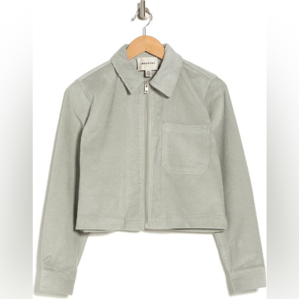 😍 Cotton-Corduroy Jacket 🧥 With Zipper and chest pocket 🥰